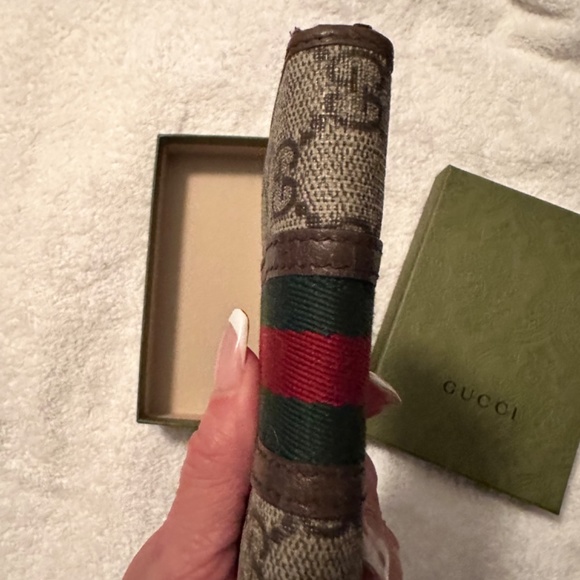 Gucci GG Supreme Ophidia Zip Around Card Case - Picture 5 of 7